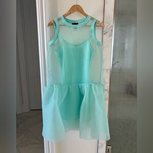 Cynthia Rowley teal dress